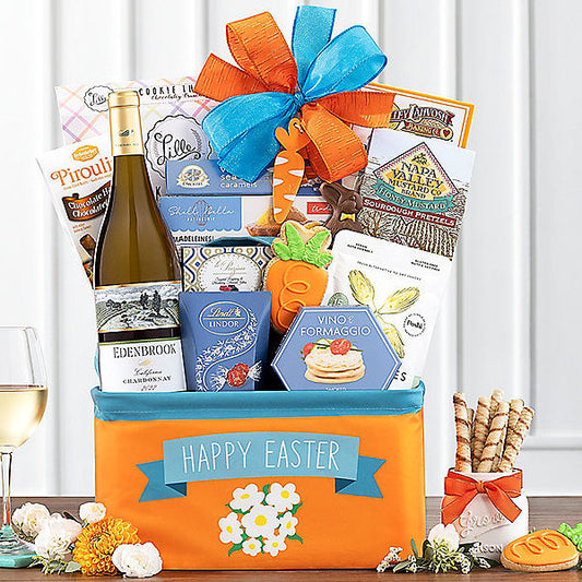 Edenbrook Vineyards Chardonnay: Easter Wine Gift Basket - GreatArrivals