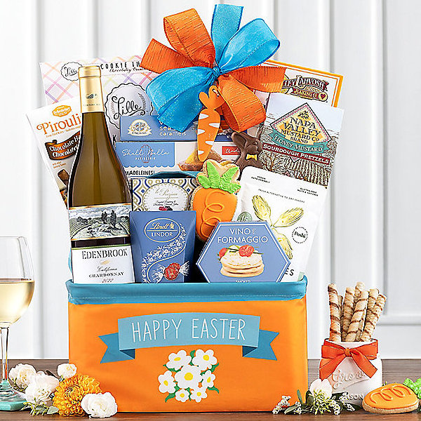 Edenbrook Vineyards Chardonnay: Easter Wine Gift Basket - GreatArrivals