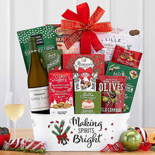 Little Lakes Chardonnay: Holiday Wine Gift Basket - GreatArrivals