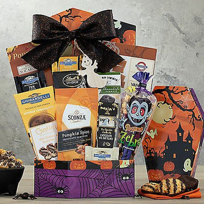 Ghostly Goodness: Halloween Gift Basket - GreatArrivals