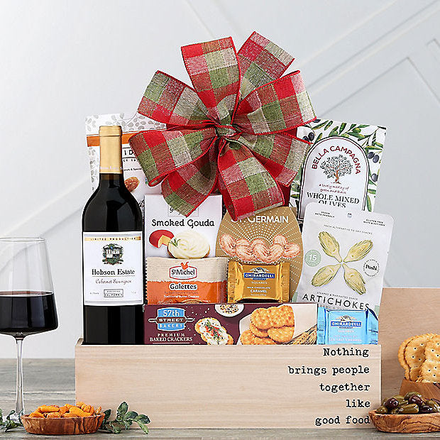 Hobson Estate Cabernet: Sweet and Savory Gift Box - GreatArrivals