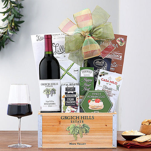 Grgich Hills Zinfandel: Wine Gift Basket - GreatArrivals