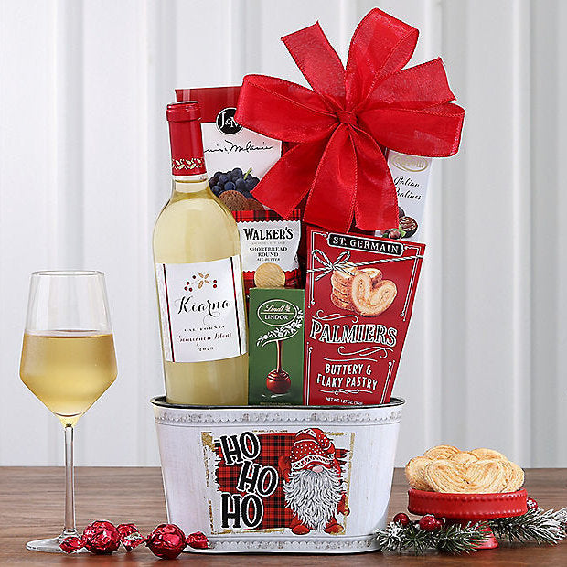 Kiarna Sauvignon Blanc: Holiday Wine Gift Basket by GreatArrivals