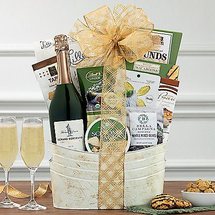 Bertrand Jefferson Brut: Champagne Gift Basket - GreatArrivals