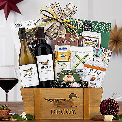 Duckhorn Vineyards Decoy Sonoma Duet: Wine Gift Basket - GreatArrivals