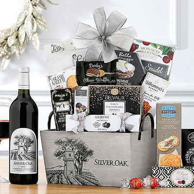 Silver Oak Cabernet: Premium Wine Basket - GreatArrivals