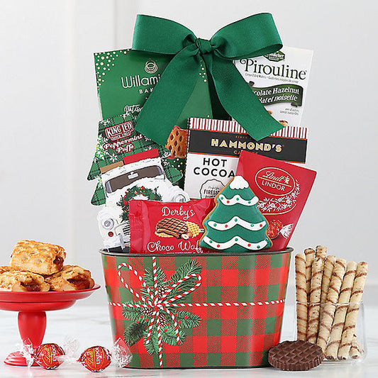 Nostalgic Christmas: Holiday Sweets Basket - GreatArrivals