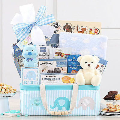 Bundle of Joy: Baby Boy Gift Basket - GreatArrivals