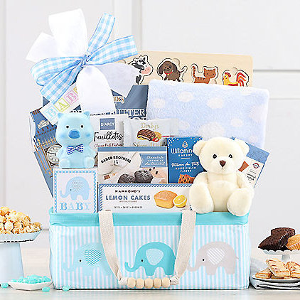 Bundle of Joy: Baby Boy Gift Basket - GreatArrivals