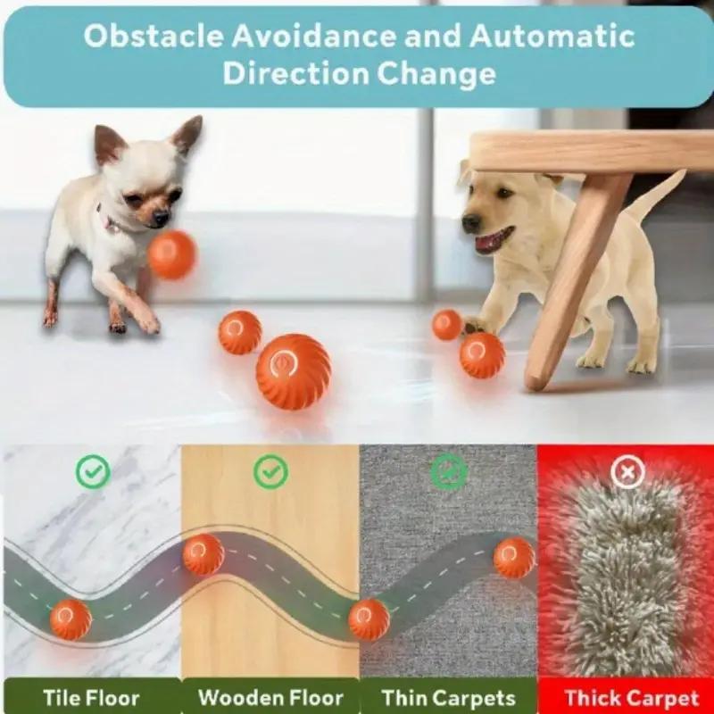 Blue And Orange Pet Bouncing Ball Fun Pet Bouncing Ball For Cats And Dogs,Self - pickup Only - 5 - CJ