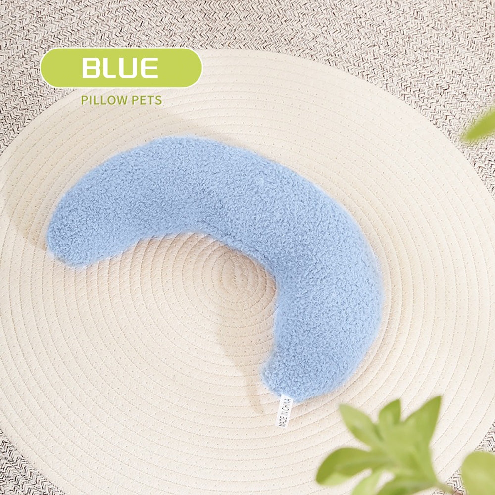 Pillow For Cats, U - Shaped Pillow Equipped With An Adjustable Cat Collar, For Pet Cervical Protection Sleeping Improve For Cat To Lay On Cat Bed Pillow Ultra Soft Pet Pillows - 5 - CJ