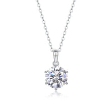 1Refreshing Breeze Dancing Luxurious Fashion Diamond Pendant Necklace Set With Mosan Diamond Silver Ornaments Prohibit TikTok sales - 5 - CJ