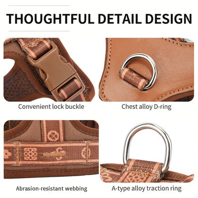 Breathable Reflective Pet Harness For Dogs - 0 - CJ