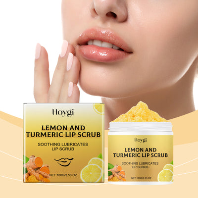 Hoygi Turmeric Lemon Lip Scrub Moisturizes Dry, Exfoliating, Hydrating And Moisturizing Lip Care Cream - 5 - CJ