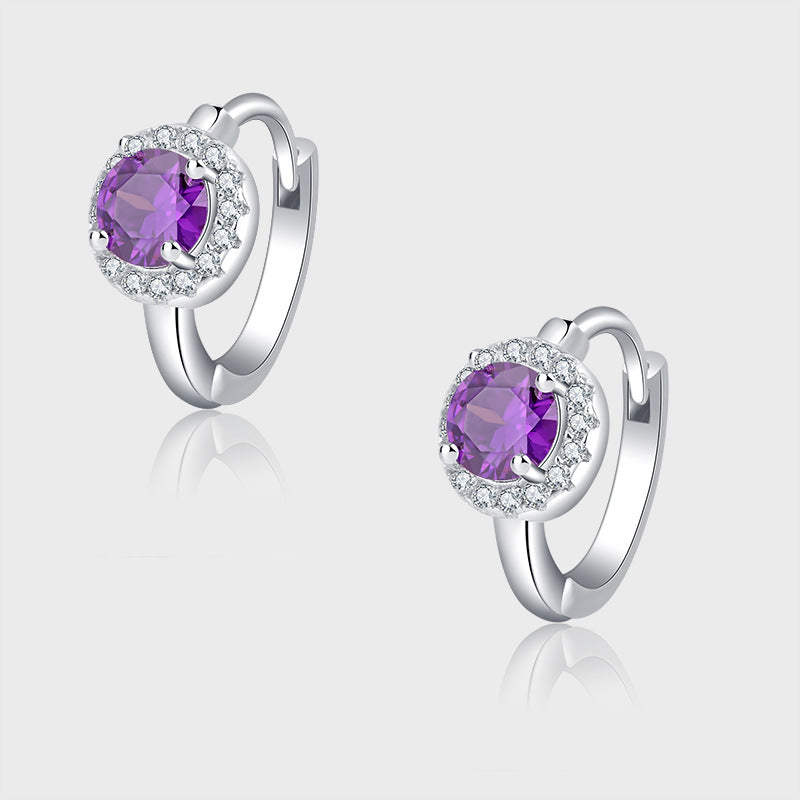 925 Pure Silver Ear Studs Women's Small And Exquisite Earrings - 4 - CJ