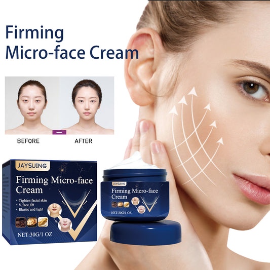 Jaysuing V Face Firming Cream, Contours Tightening, Chin Lifting Facial Skin Relaxation Massage Cream - 5 - CJ