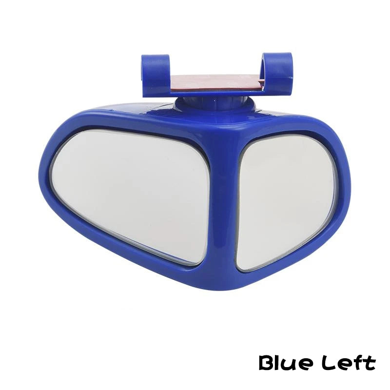 Car Reversing Small Round Mirror Front And Rear Wheel Wide - Angle Mirror Double - Sided Auxiliary Rearview 360 Adjustable Wide Angle Side Rear View Mirror For Car - 5.0 - CJ
