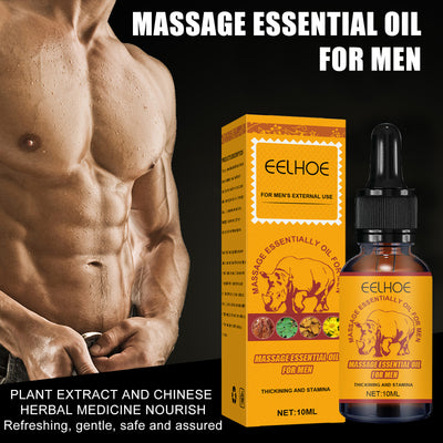 EELHOE Men's Massage Essential Oil, Men's Strength Body Exercise Care Massage Care Essential Oil - 5 - CJ