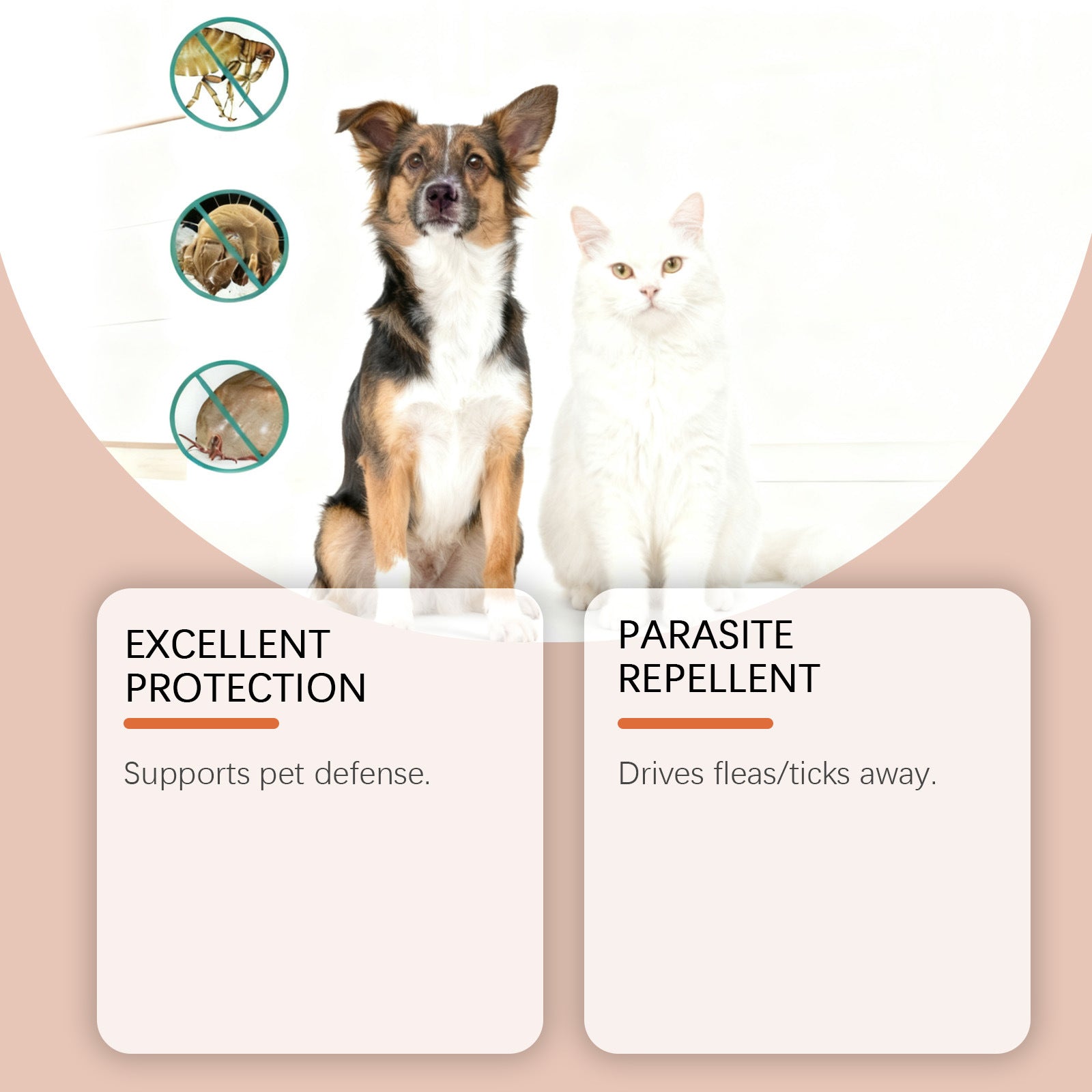 Flea And Tick Prevention Support Drops For Dogs And Cats - 0 - CJ