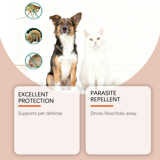 Flea And Tick Prevention Support Drops For Dogs And Cats - 0 - CJ