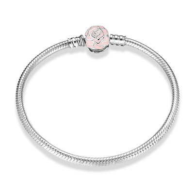 Women's Bracelet S925 Sterling Silver 3mm Suitable Beaded Pendant Accessories Diamond Inlaid All Kinds Of Button Heads Diy Basic Snake Bone Chain - 4 - https://x.com/titan_prim62775J - PG0021 - 21cm - CJJE1598210 - PG0021 - 21cm