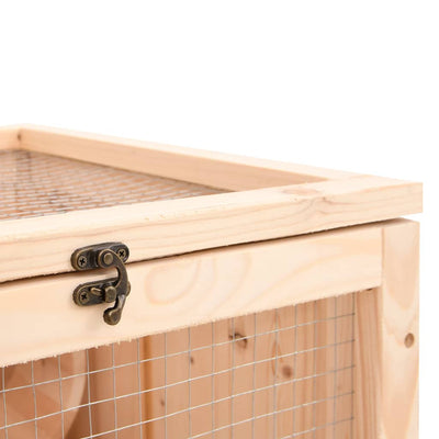 Hamster Cage 81x40x60 cm Solid Fir Wood - 5 - CJ