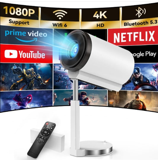 Home Projector For Bedroom Wall Projection, Ultra - transparent, Mobile Phone Computer Direct Projection, Miniature Projector. - 5 - CJ