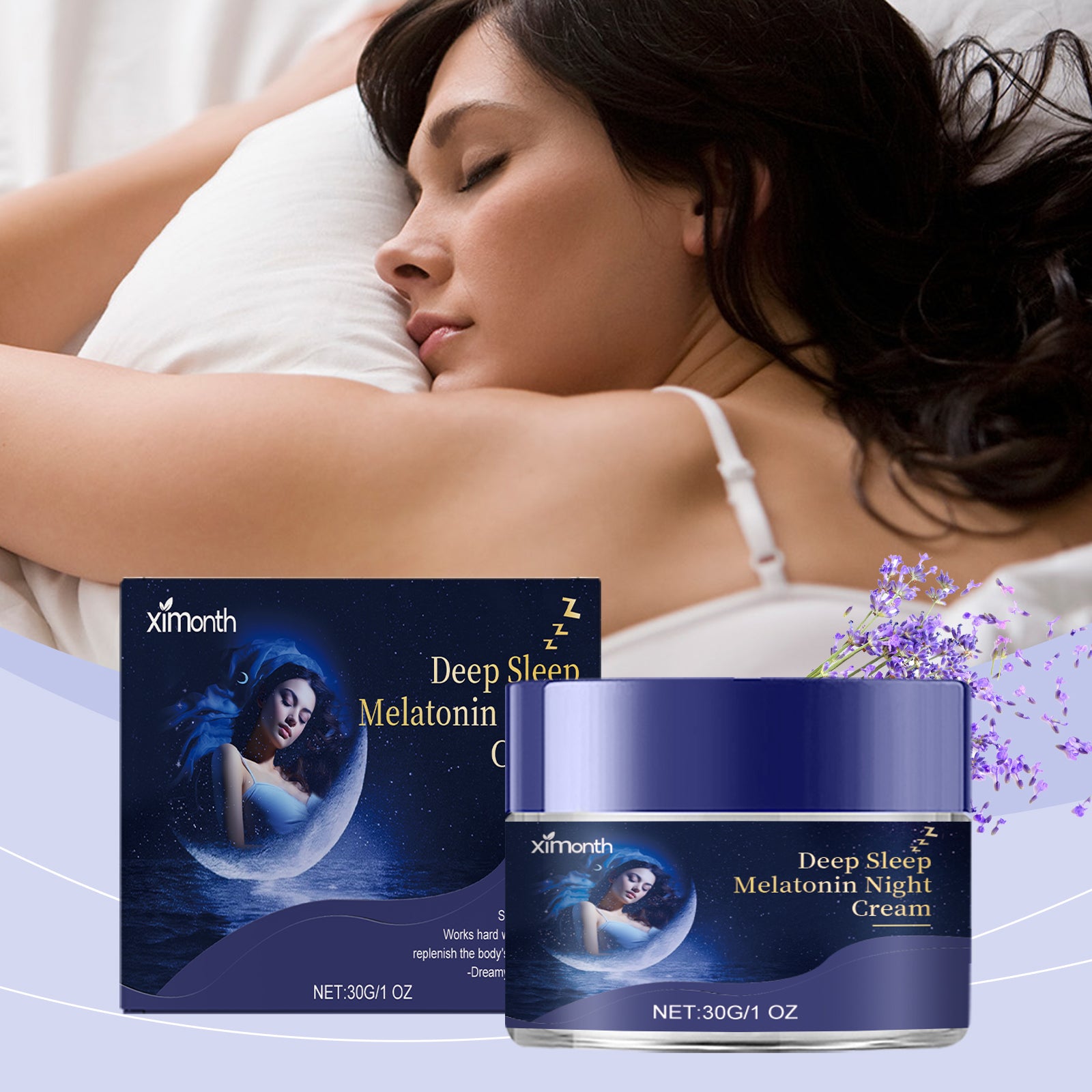 Ximonth Soothing Night Cream Pamper The Night By Relieving Sleep Discomfort And Enhancing Sleep Comfort - 5 - CJ