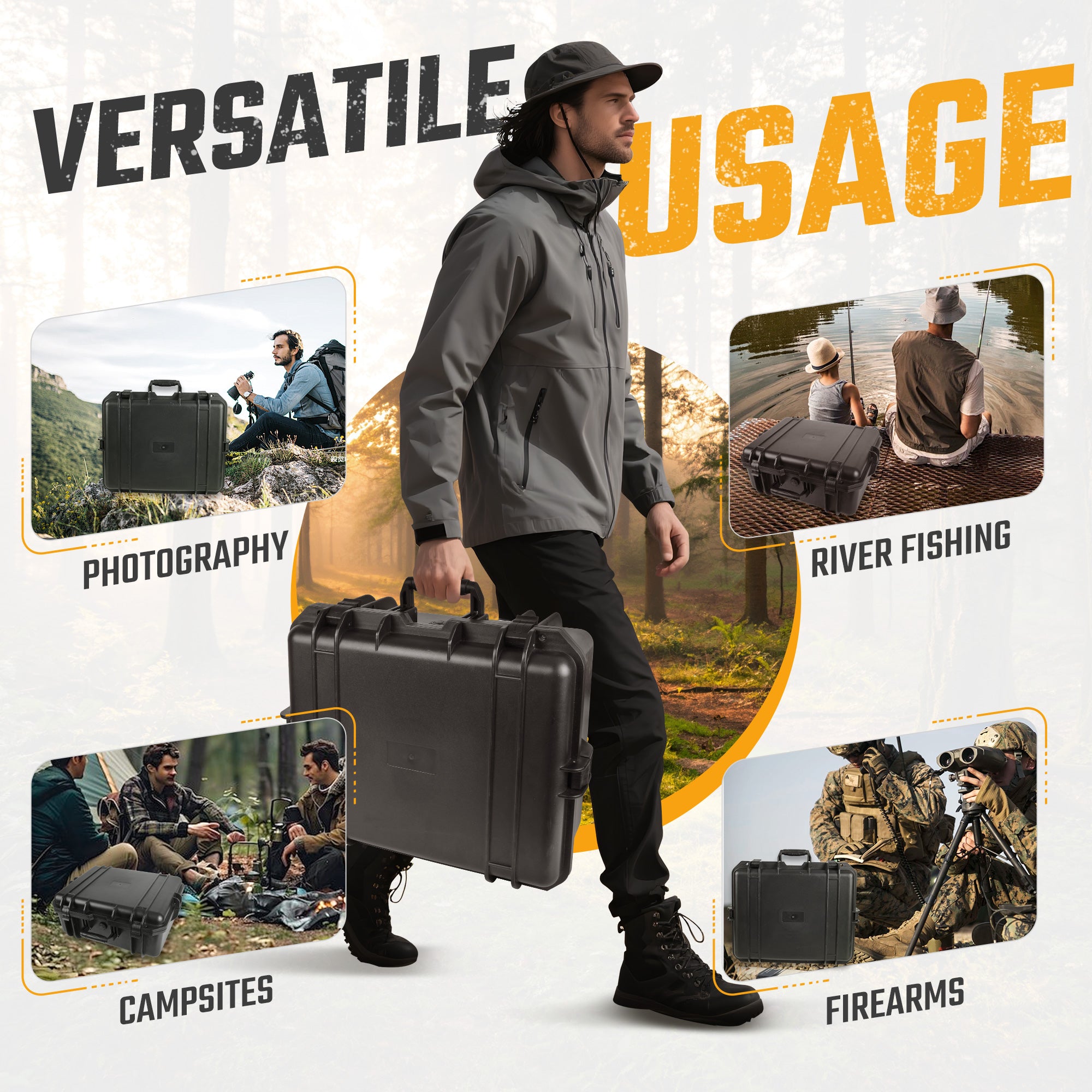 Protective Camera Case With Customizable Foam - 5 - CJ