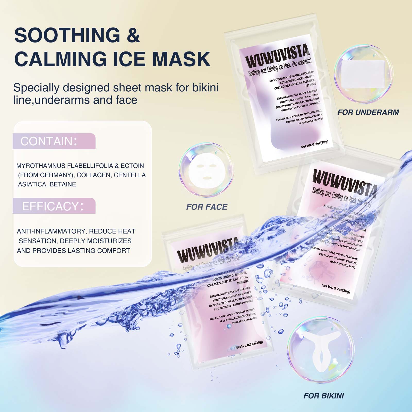 Waxing Kit WUWUVISTA 23 Items Hair Removal Wax Kit With Wax Warmer Waxing Beads For Face, Brazilian, Full Body, Bikini, Sensitiive Skin  Skin Suitable For Plugs Of American, European Specification - 5.0 - CJ