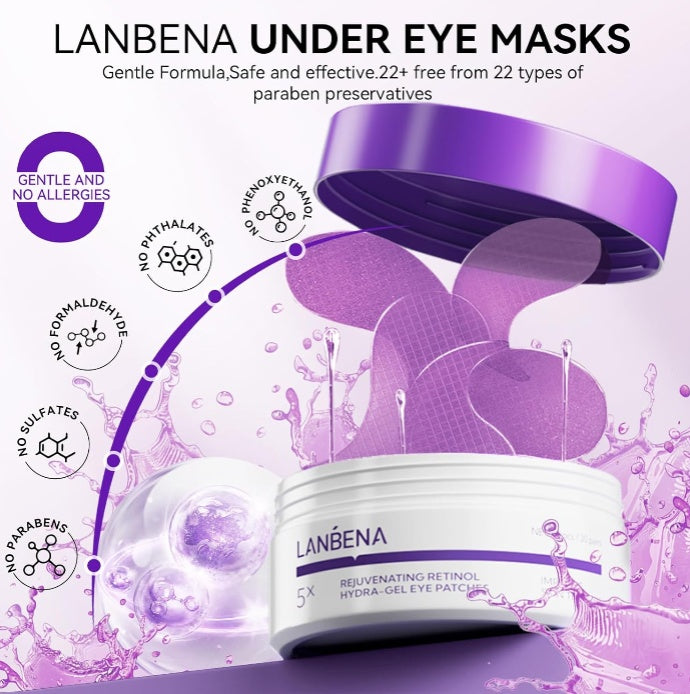 LANBENA Rejuvenating Retinol Hydra Gel Eye Patches - 5 - CJ