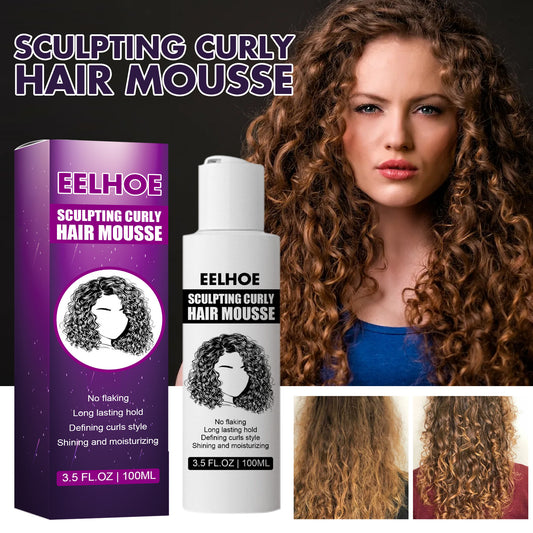 EELHOE Curl Shaping Elastic Element Curl Moisturizing Fluffy Styling Elastic Element - 5 - CJ