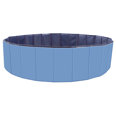 1Pc 160 X 160 X 30cm - 63.0 X 63.0 X 11.8inch Foldable Pet Swimming Pool PVC  Dog Swim Pool Bathing Tub Playmat Pools - 5 - CJ