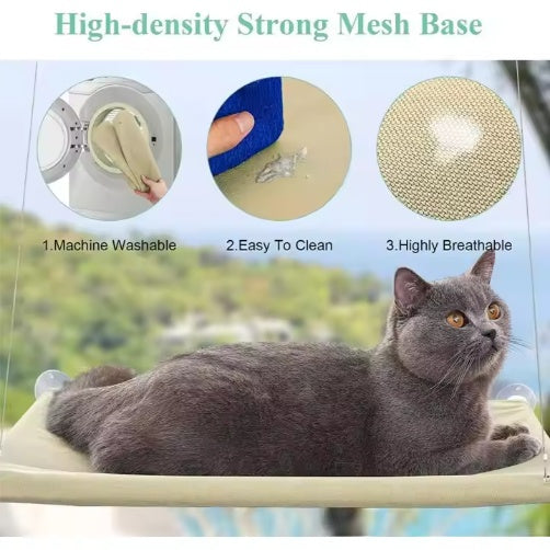 US LOCAL STOCK Hiphoppet Best Selling Washable Window - Mounted Sucker Cat Hammock Cat Nest Seat Elaxing Spot To Lounge For Cats - 5 - CJ