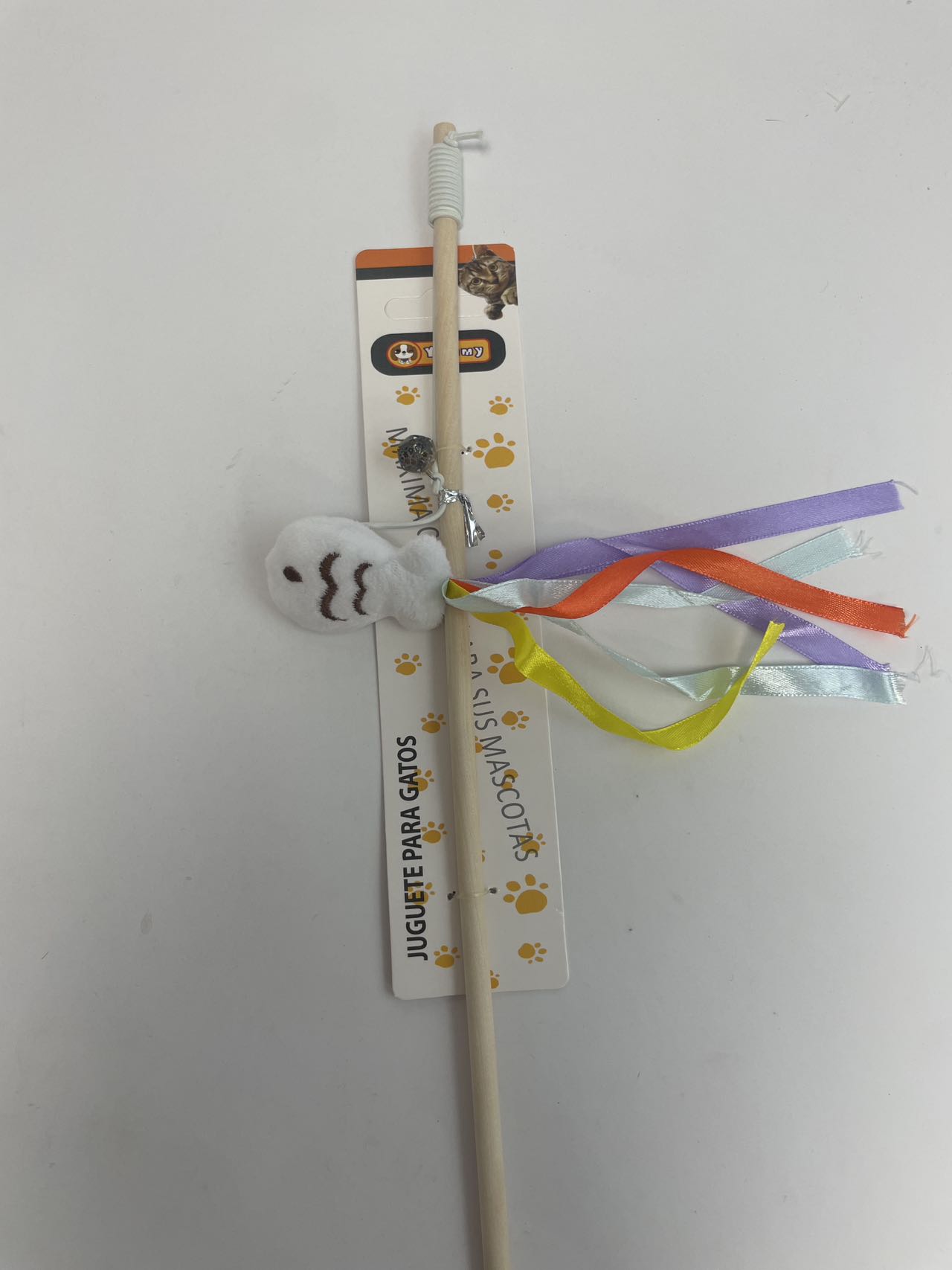 Doll Ribbon Wooden Pole Cat Teaser - 5 - CJ