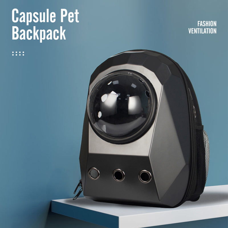Cat Carrier Bags Breathable Pet Carriers Dog Cat Backpack Travel Space Capsule Cage Pet Transport Bag Carrying Portable Outdoor - 0 - CJ