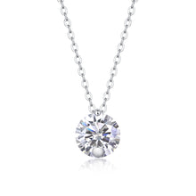 1Simple Pleasure - A Fashionable And Luxurious Diamond Jewelry Pendant Set With 2 - carat Moissanite S925 Sterling Silver And Platinum Plating Prohibit TikTok sales - 5 - CJ