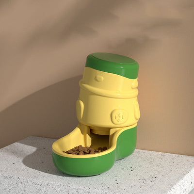 Pet Cat Dog Feeder Automatic Water Dispenser - 0 - CJ - Green - CJGY130412104DW