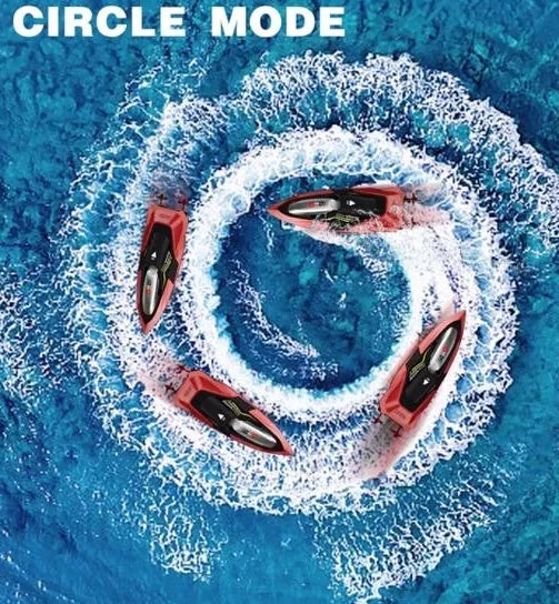 4DRC S5 RC Boat For Pools And Lakes, 2.4 GHz 20MPH Racing Boats, Rechargeable Battery,Low Battery Alarm,Gifts For Boys Girls,Logistics Is Randomly Sent By UPS USPS  FEDEX. - 5 - CJ