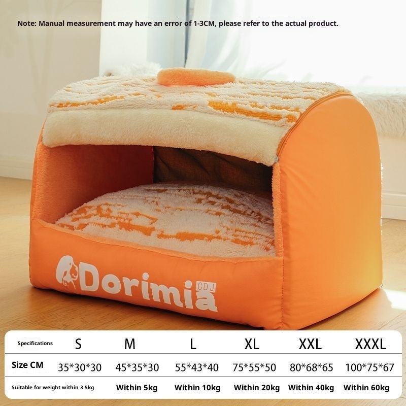Enclosed Tent Warm Removable And Washable Cat Nest - 0 - CJ