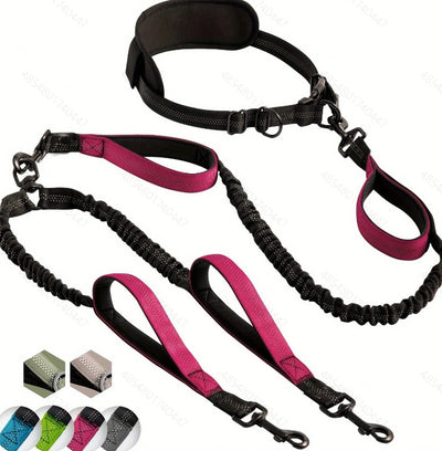 Pet Supplies Fitness Sports Running Hand Holding Rope Multifunctional Traction Belt Dog Traction - 0 - CJ