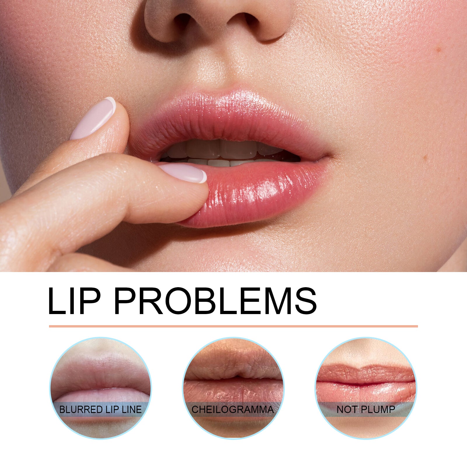 OUHOE Peel Lip Liner, Plump Lip Lines Show Lip Color Without Makeup Peeling Lip Liner - 5 - CJ