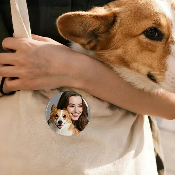 Custom Pet Photo Pins - Cherish Memories With Your Furry Friend - 2.25inch  2 Pcs Must Upload The Image - 5 - CJ