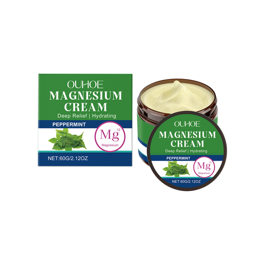 OUHOE Peppermint Body Soothing Magnesium Cream, For Wrist And Knee Discomfort Mild Ingredients For Soothing Sleep Care - 5 - CJ
