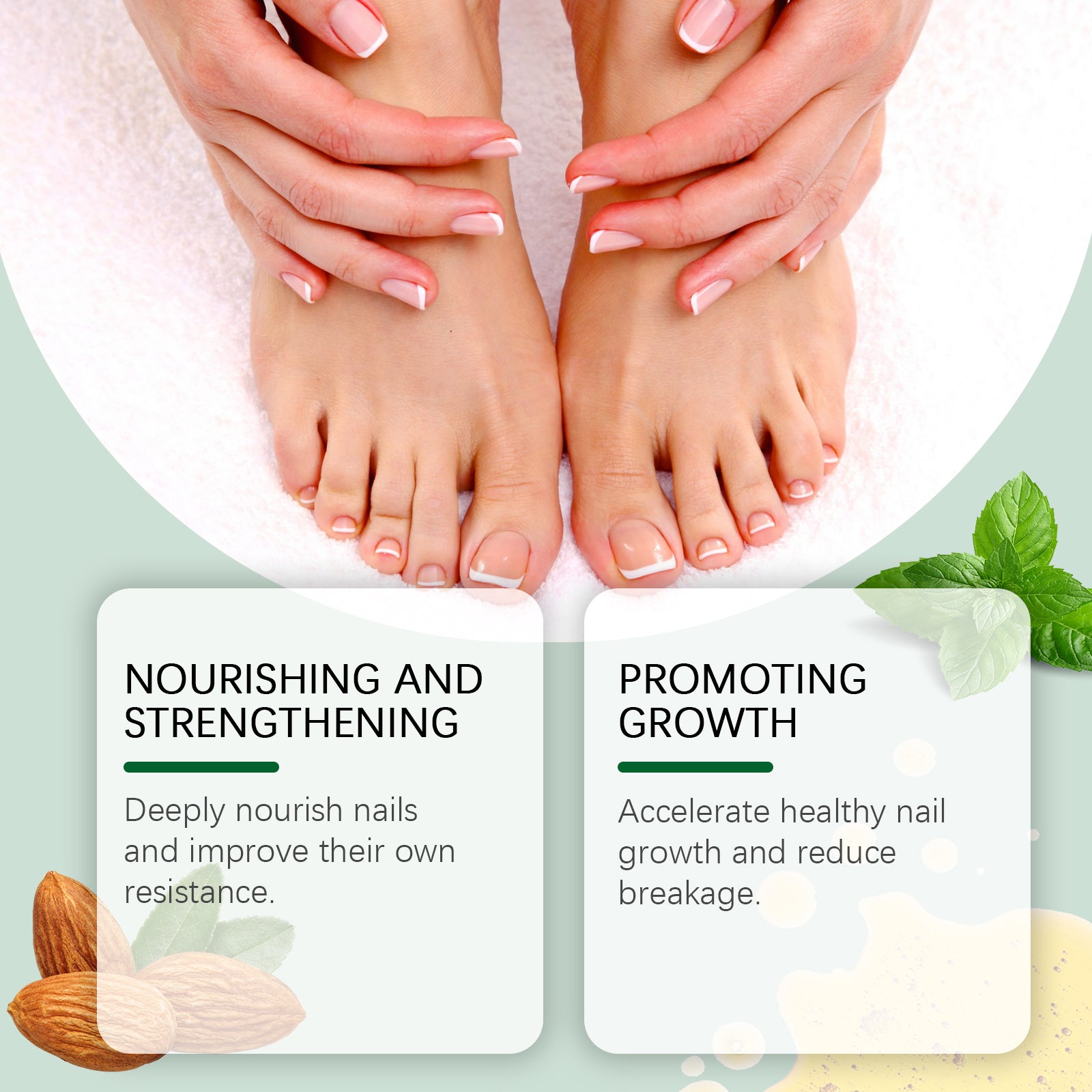 OUHOE Nail Care Solution, Gentle Repair, Clean, Nourish, Shine And Relieve Uncomfortable Nail Care Solution - 5 - CJ