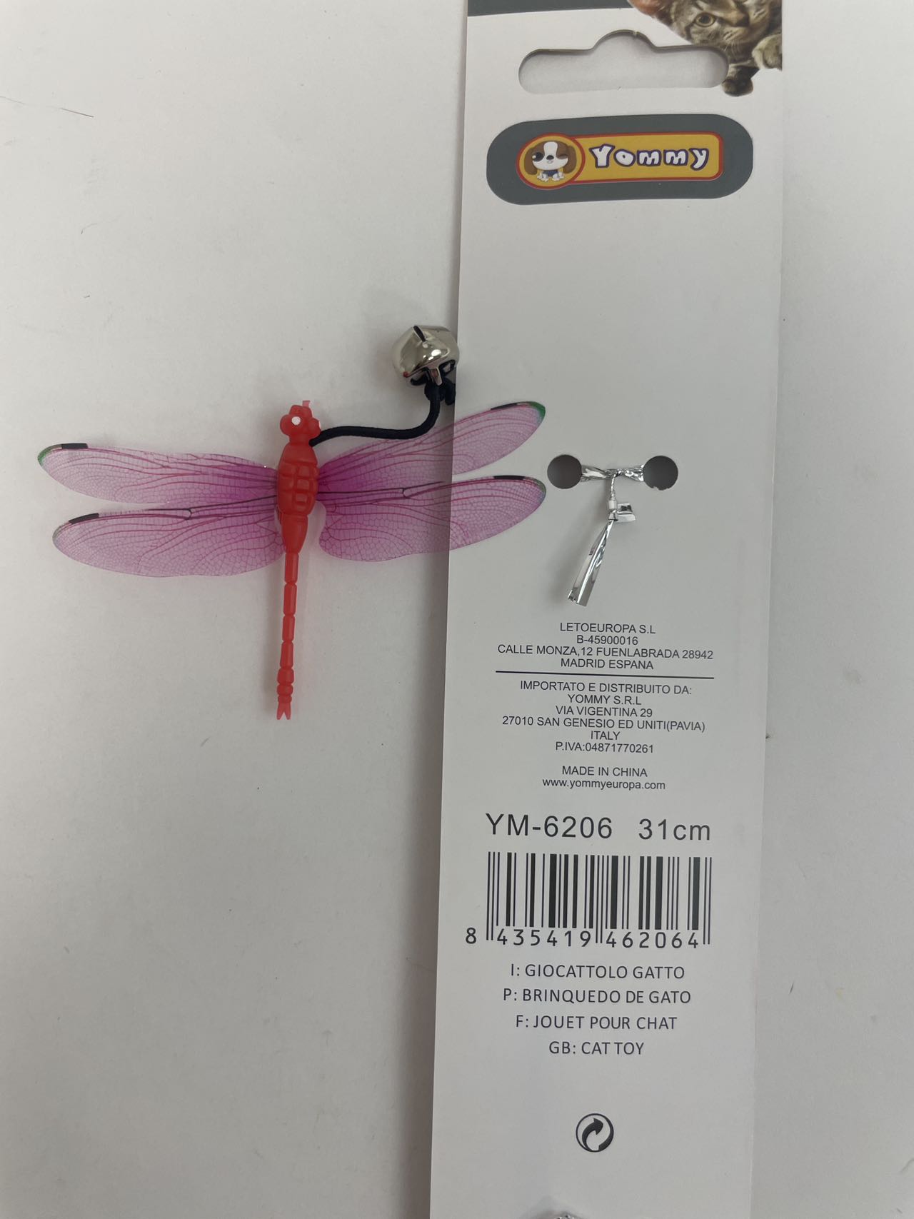 Small Dragonfly Cat Teaser - 5 - CJ