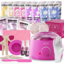 Waxing Kit WUWUVISTA 69 Items Hair Removal Wax Kit With Wax Warmer Waxing Beads For Face, Brazilian, Full Body, Bikini, Sensitiive Skin Skin Suitable For Plugs Of American, European Specification - 5.0 - CJ