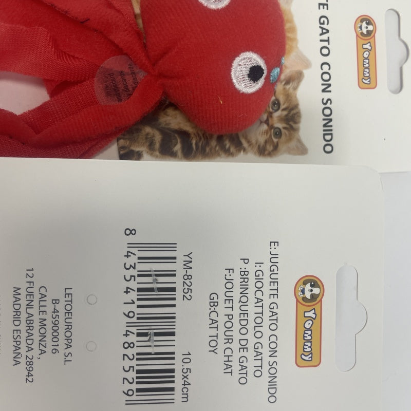 Cat Toy - Vocal Octopus