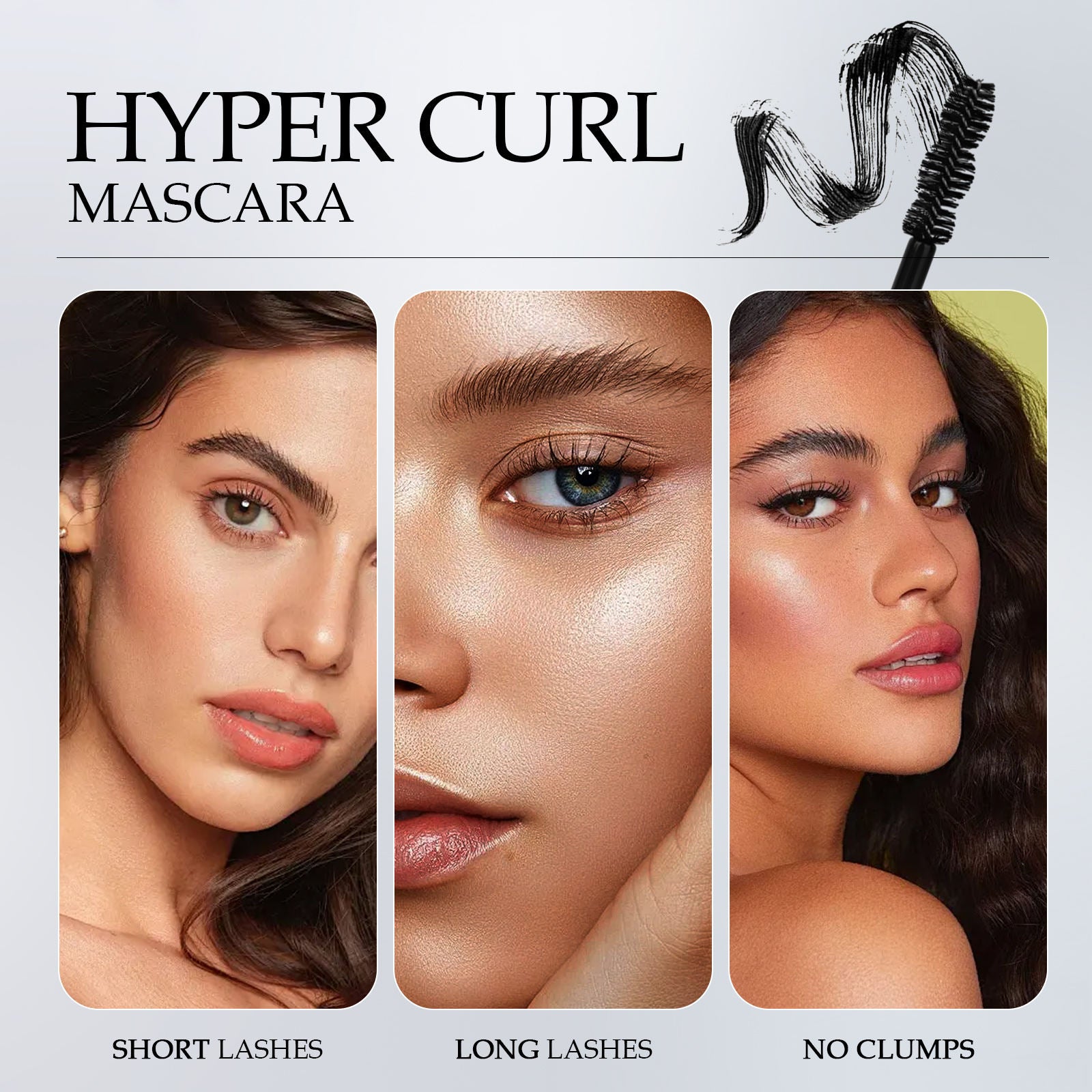 2pcs Las Chicas 12 - hour Long - lasting Waterproof 10ml Ultra Volumizing Lengthening Clump - free Oil - proof Black Mascara - 5 - CJ