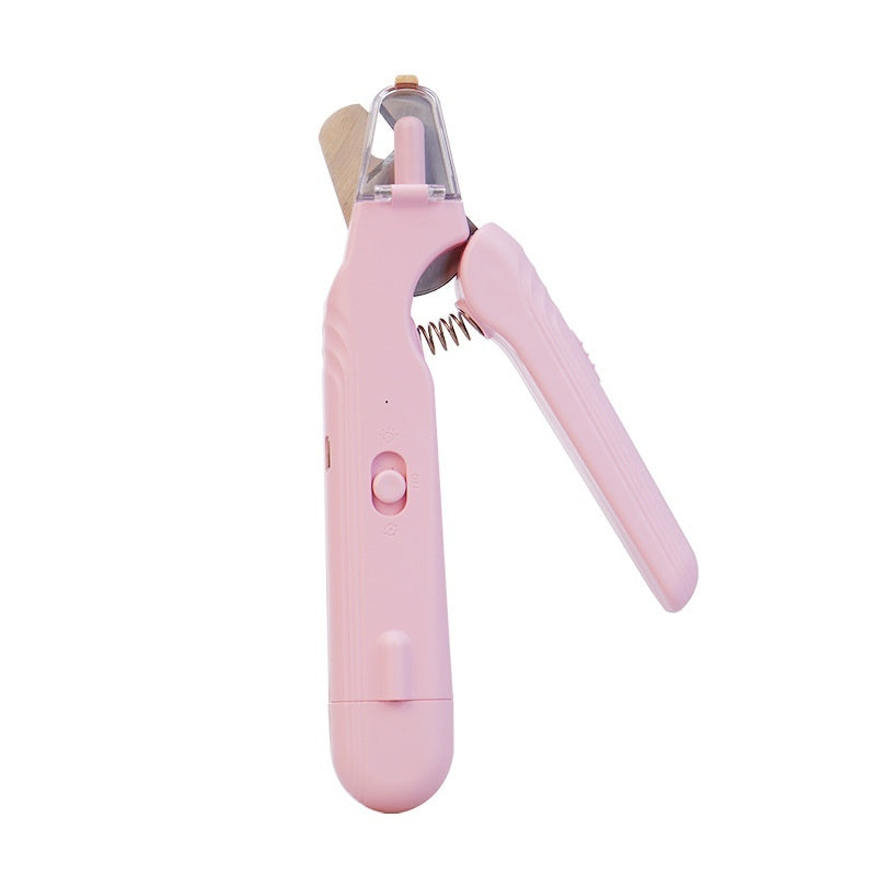 2 In 1 Pet Nail Clippers With Led Light Dog Cat Special Blood Line Scissors Multifunction Animals Paw Nail Trimmer Pet Supplies - 0 - CJ
